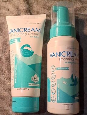 BABY VANICREAM FOAMING WASH & MOISTURIZING CREAM